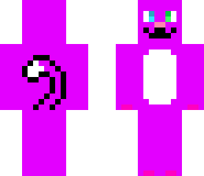purple cat with mix match eyes one blue one green