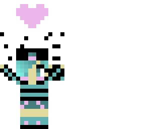 cute girl with love