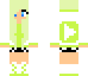 edited   green girl