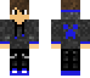 blue teen boy