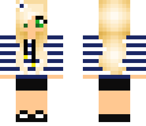 blue cute girl