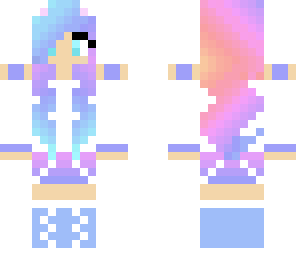 rainbow haired girl