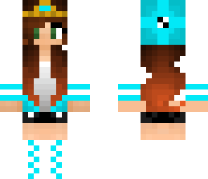 cute blue girl