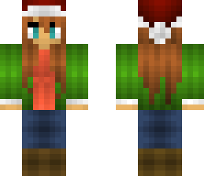girl christmas skin