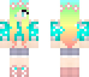 bubble rainbow girl