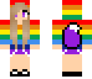 rainbow fox girl