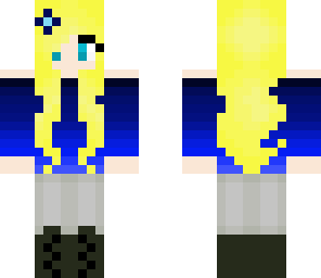 sweet blue girl