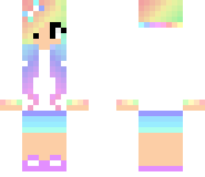 rainbow bow skin