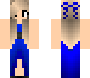 blue dress