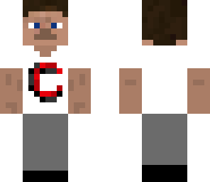 steve with a cool c on shirt and red headphones