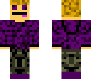 purple blond with derp purple eyes
