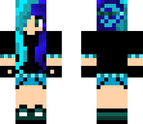 blue hair girl