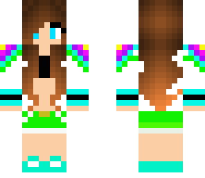 rainbow sport girl at least 100 likes plz