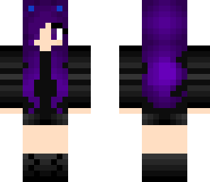 edited purple-haired girl - number 2