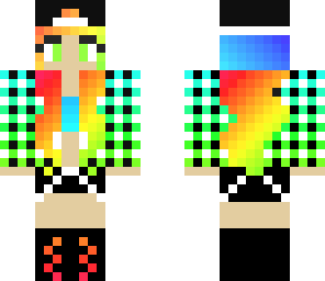 rainbow girl