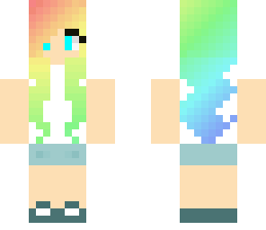 rainboq hair girl