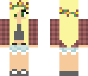 blonde fall girl