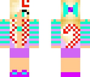 turquoise christmas girl