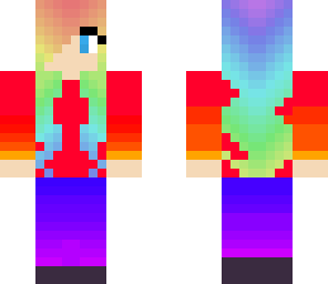 rainbow girl