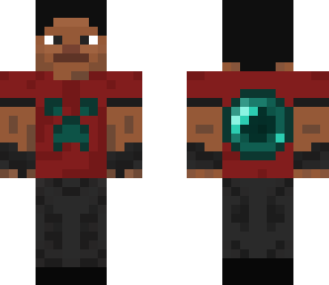 better red steve with gloves