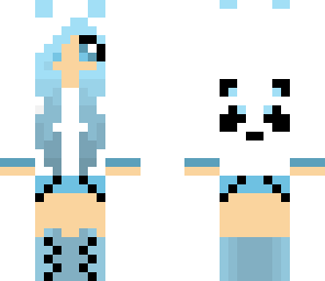 blue panda