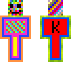 rainbow robot swag man