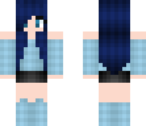 blue girl