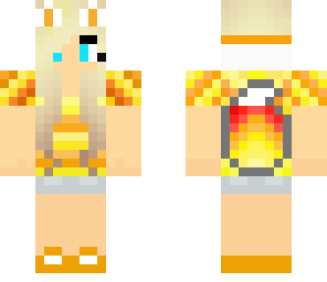 edited fire wolf girl
