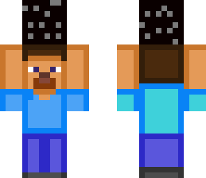 steve cargando bedrock