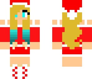 blue tip christmas girl