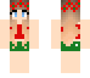 christmas girl skin