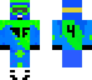 fly dirtbike racer blue and green