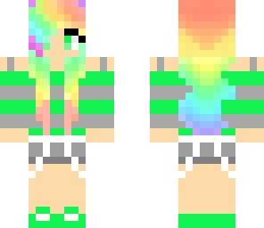 cutie rainbow girl
