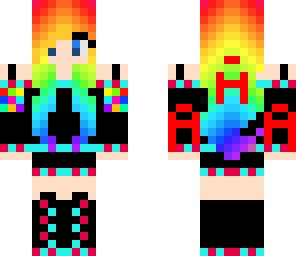 rainbow lady