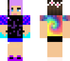 purple goth girl