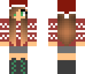 christmas girl skin