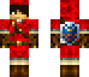 me dressed as red link
