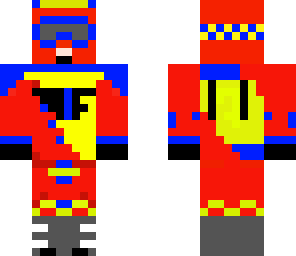 fly dirtbike racer blue red and yello