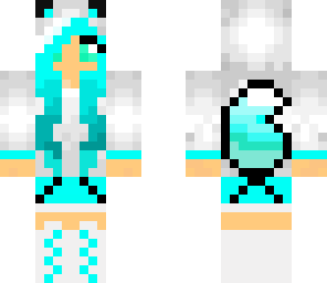 neon blue wolf