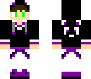purple reverse panda boy
