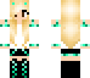 green cat girl