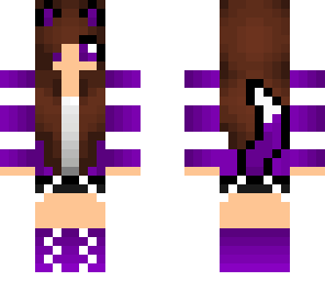 purple cat girl
