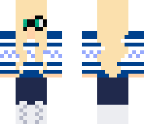 winter girl with glasses