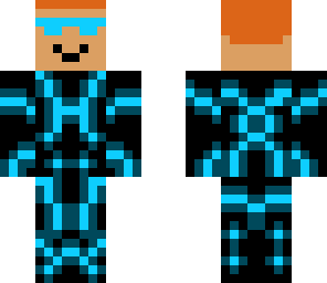 me in an epic tron outfit
