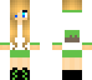 grass block girl
