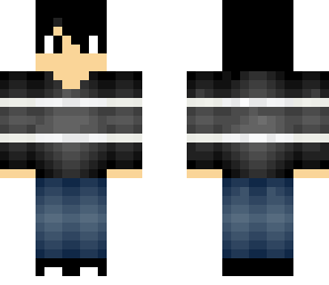 guy with striped black shirt