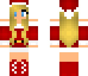 blonde chirstmas girl