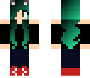 green hair