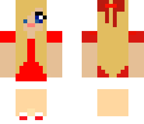 red cheerleader