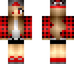 red plaid shirt girl
